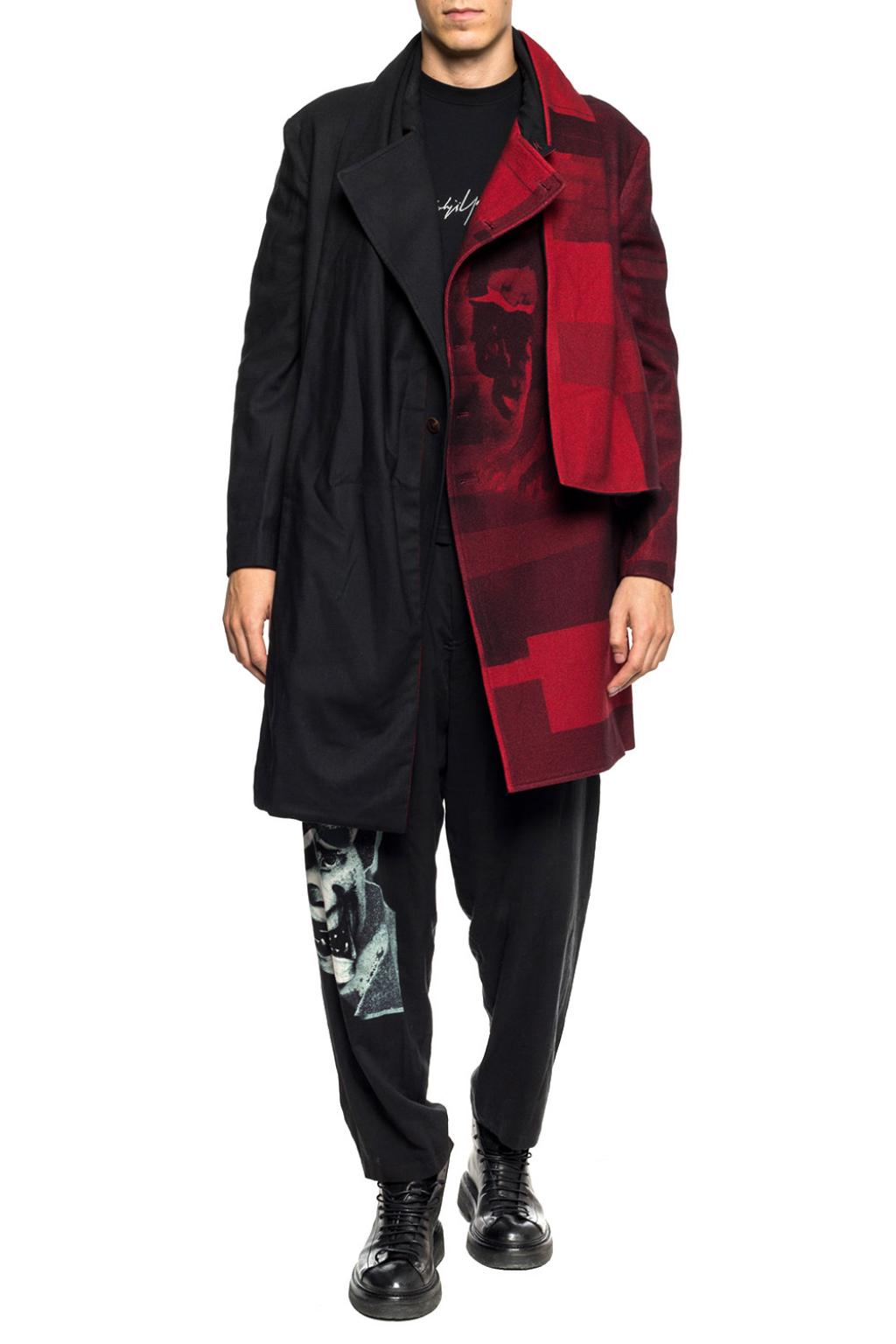 Yohji yamamoto red on sale coat